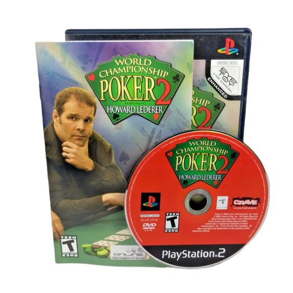 Crave World Championship Poker 1 and 2 Bundle (Sony PlayStation 2, 2004) 100% - Picture 3 of 7
